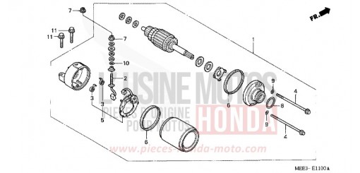 MOTEUR DE DEMARRAGE CBR600RR4 de 2004